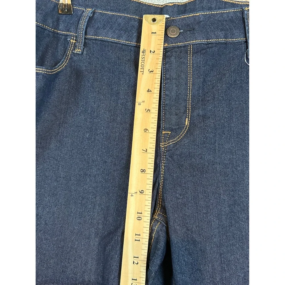 NWOT Old Navy Super Skinny Jeans Women 18 Plus Long Dark Wash Blue Stretch Denim